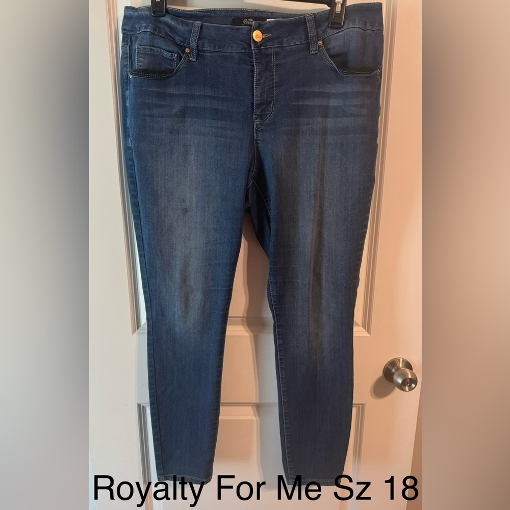 Royalty For Me Dark Blue Skinny Jeans